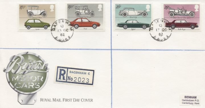 British Motor Cars, CDS postmarks