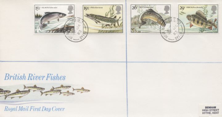 Freshwater Fish, CDS postmarks