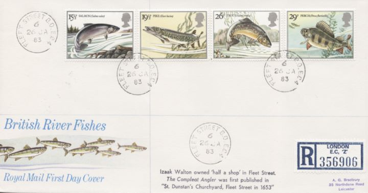 Freshwater Fish, CDS postmarks