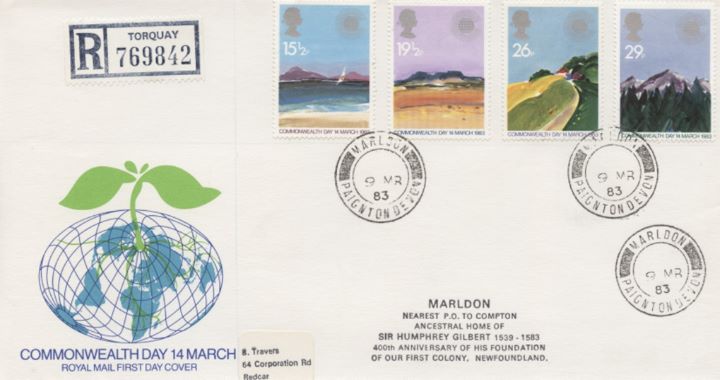 Commonwealth Day, CDS Postmarks