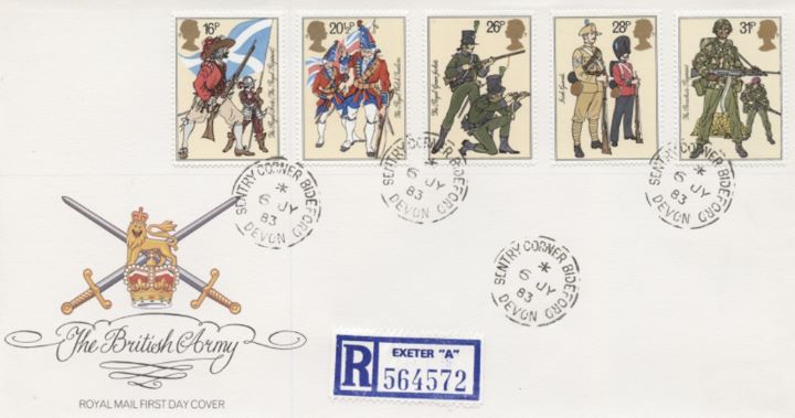 British Army, CDS postmarks