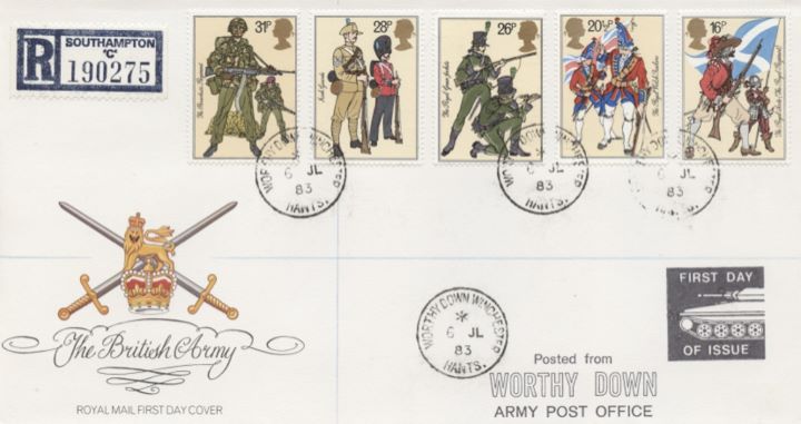 British Army, CDS postmarks