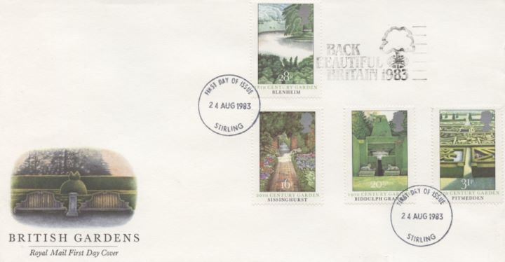 British Gardens, Slogan postmarks