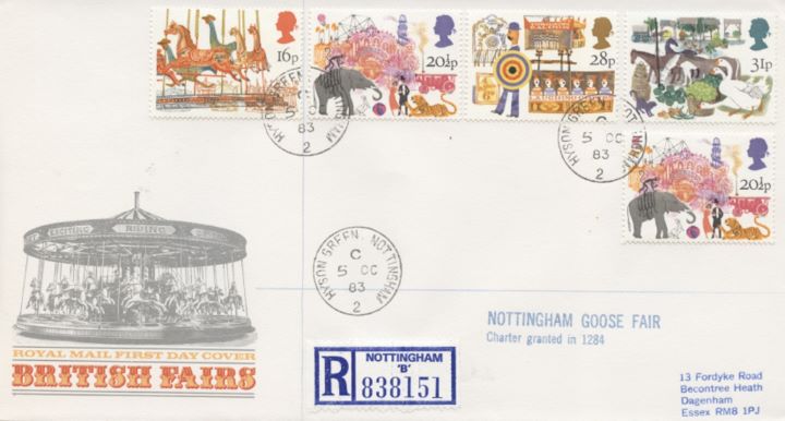 British Fairs, Misc cds postmarks