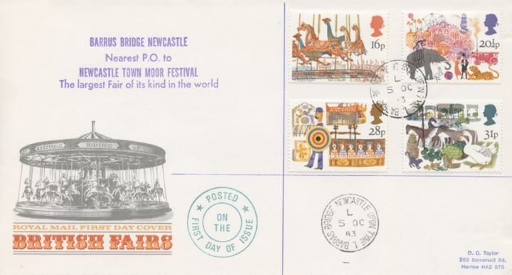 British Fairs, Misc cds postmarks