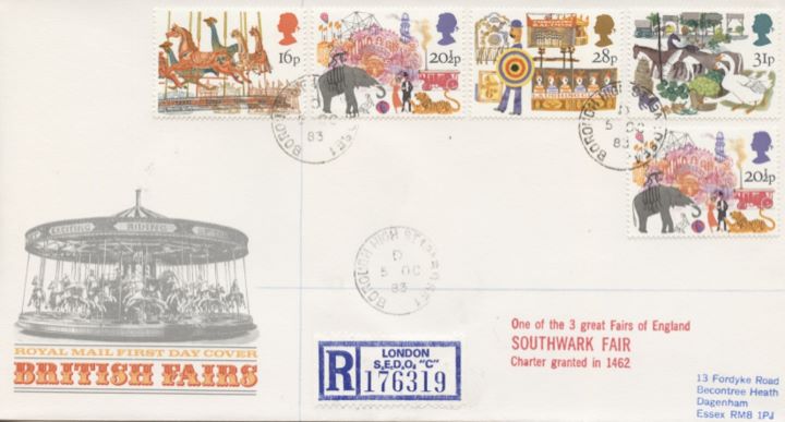 British Fairs, Misc cds postmarks