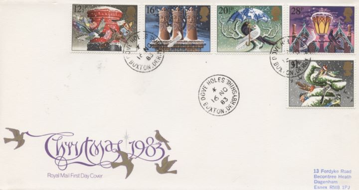 Christmas 1983, Circular Date Stamps