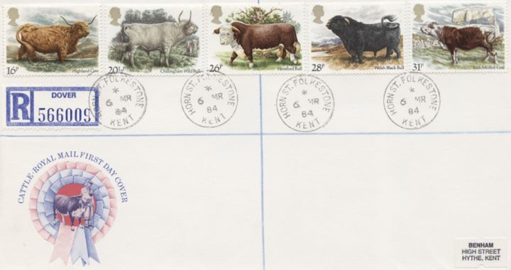 British Cattle, CDS Postmarks