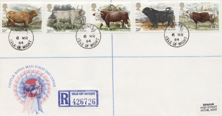 British Cattle, CDS Postmarks