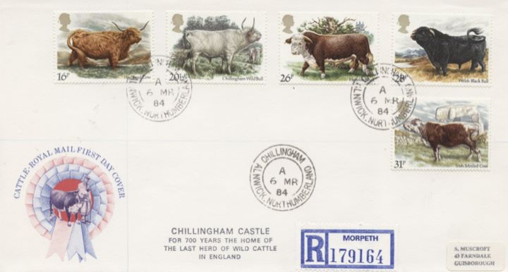 British Cattle, CDS Postmarks