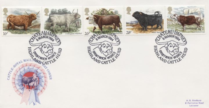 British Cattle, Best in Show - Special Handstamps