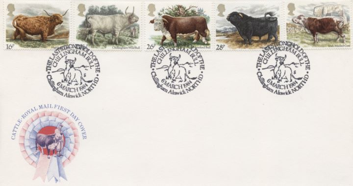 British Cattle, Best in Show - Special Handstamps