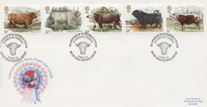 British Cattle, Best in Show - Special Handstamps