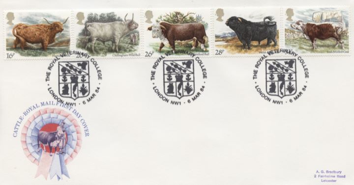 British Cattle, Best in Show - Special Handstamps