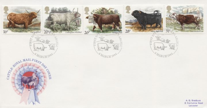 British Cattle, Best in Show - Special Handstamps