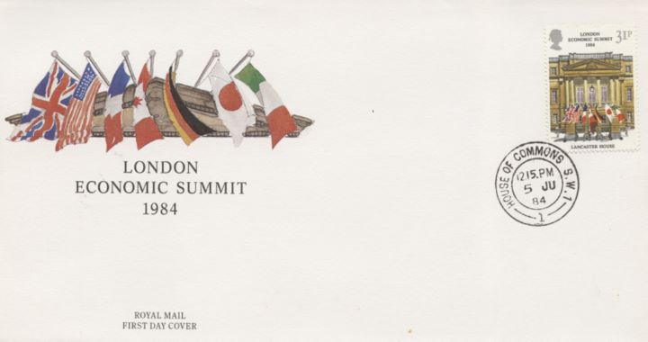 Economic Summit, Various cds postmarks