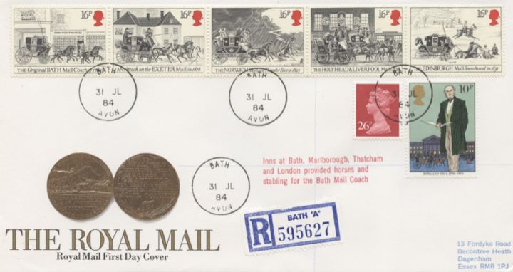 The Royal Mail, Various postmarks