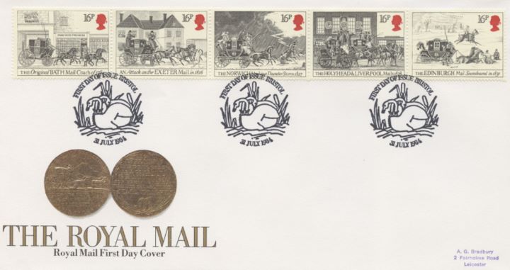 The Royal Mail, Various postmarks