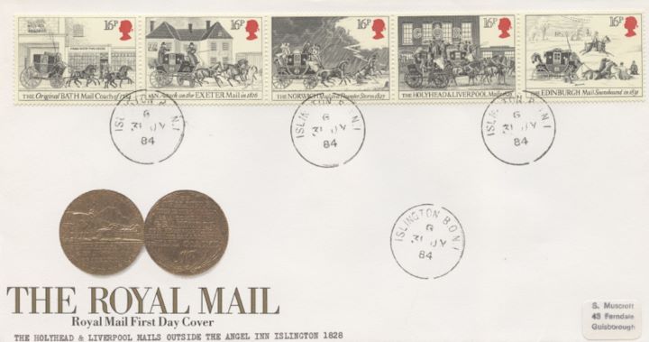 The Royal Mail, Various postmarks