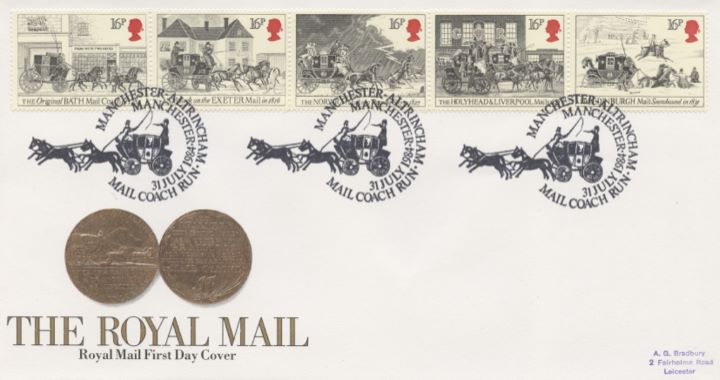 The Royal Mail, Various postmarks