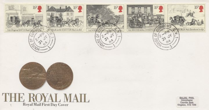 The Royal Mail, Various postmarks