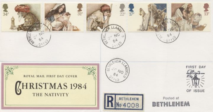 Christmas 1984, CDS & Special Handstamps