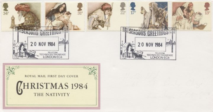 Christmas 1984, CDS & Special Handstamps