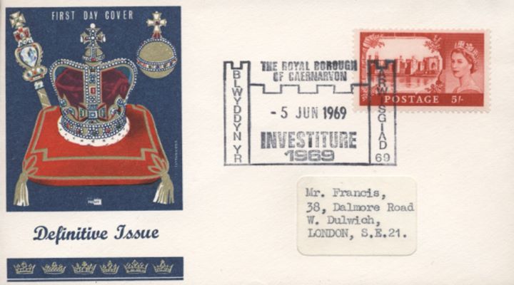 Investiture 1969, Regalia