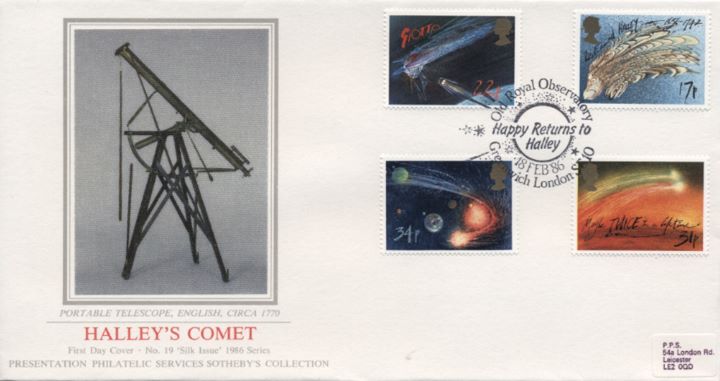 Halley's Comet, Portable Telescope