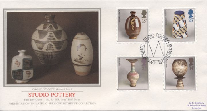 Studio Pottery, Group of Pots: Bernard Leach