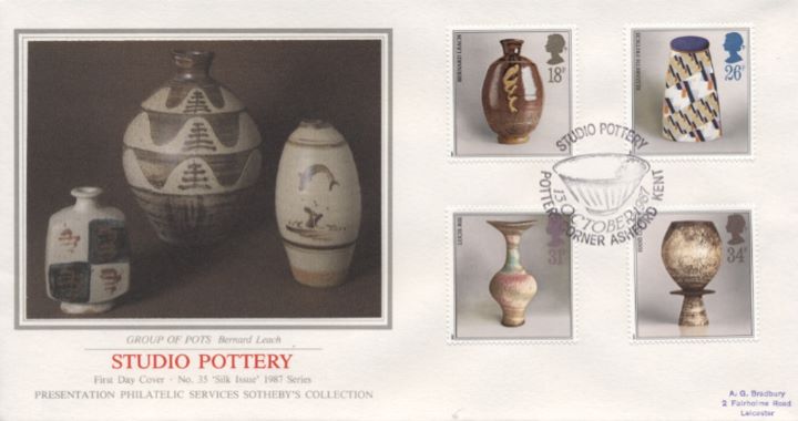 Studio Pottery, Group of Pots: Bernard Leach