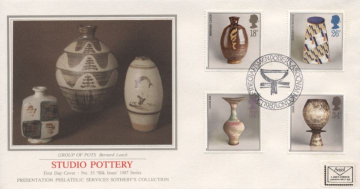 Studio Pottery, Group of Pots: Bernard Leach