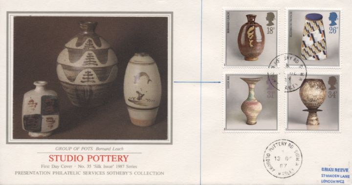 Studio Pottery, Group of Pots: Bernard Leach