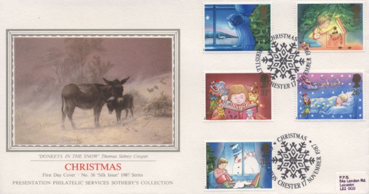 Christmas 1987, Donkeys in the Snow