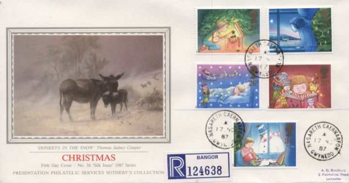 Christmas 1987, Donkeys in the Snow