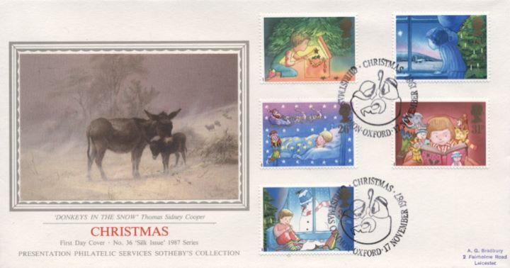 Christmas 1987, Donkeys in the Snow