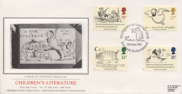 Edward Lear: Stamps, A Book of Nonsense