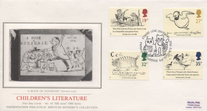 Edward Lear: Stamps, A Book of Nonsense