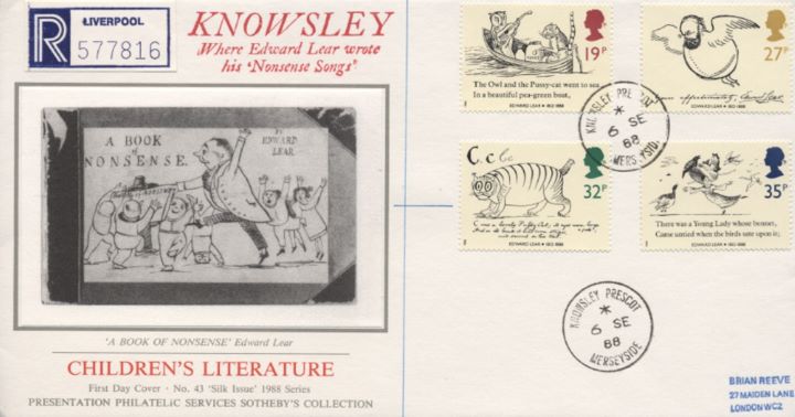 Edward Lear: Stamps, A Book of Nonsense