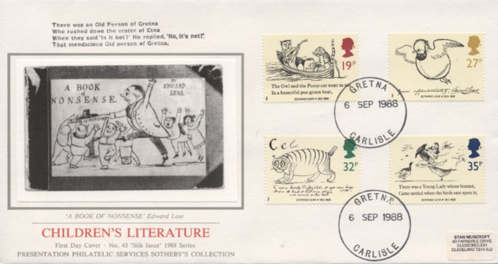 Edward Lear: Stamps, A Book of Nonsense