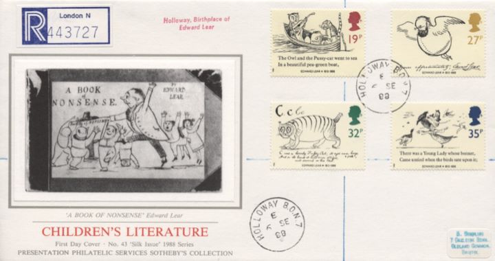 Edward Lear: Stamps, A Book of Nonsense