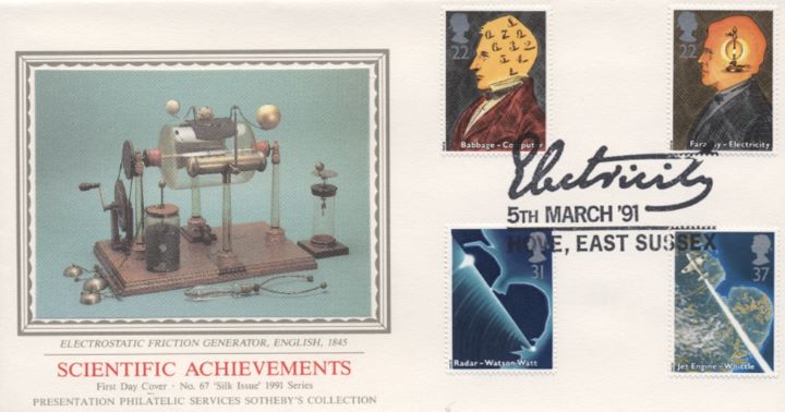 Scientific Achievements, Electrostatic Friction Generator