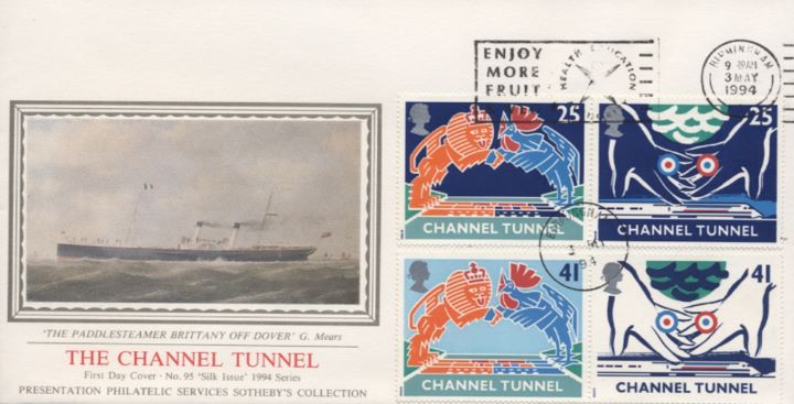 Channel Tunnel, Paddlesteamer off Dover