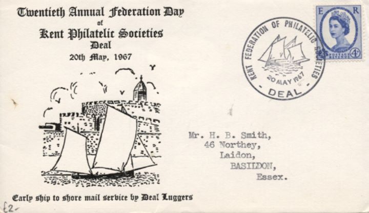 Kent Philatelic Society, Ship to Shore Mail Service by Deal Luggers