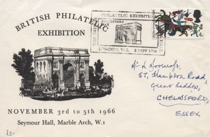 British Philatelic Exhibition, Seymour Hall Marble Arch