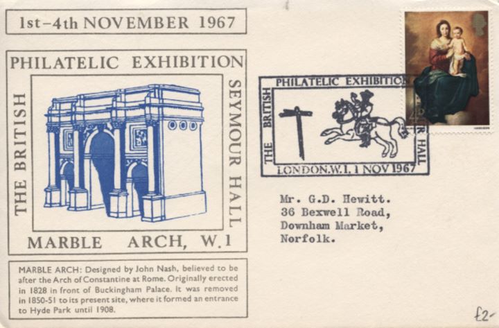 British Philatelic Exhibition, Marble Arch