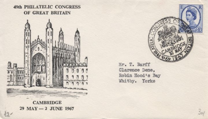 49th Philatelic Congress of GB, Cambridge