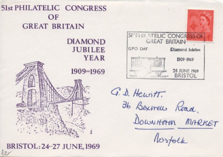 51st Philatelic Congress of GB, Bristol