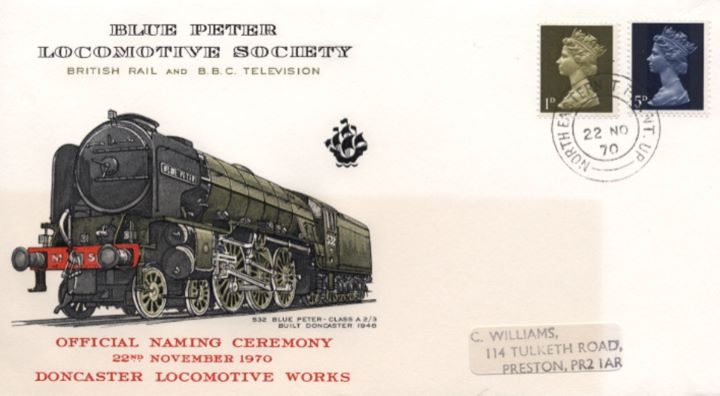 TPO Postmarks, Blue Peter Locomotive Society