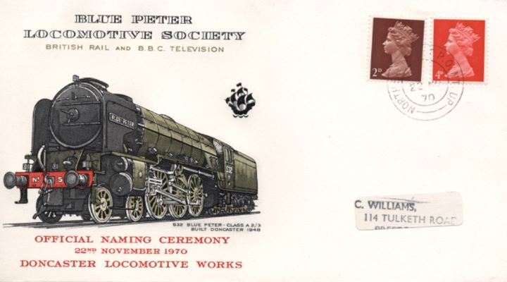 TPO Postmarks, Blue Peter Locomotive Society